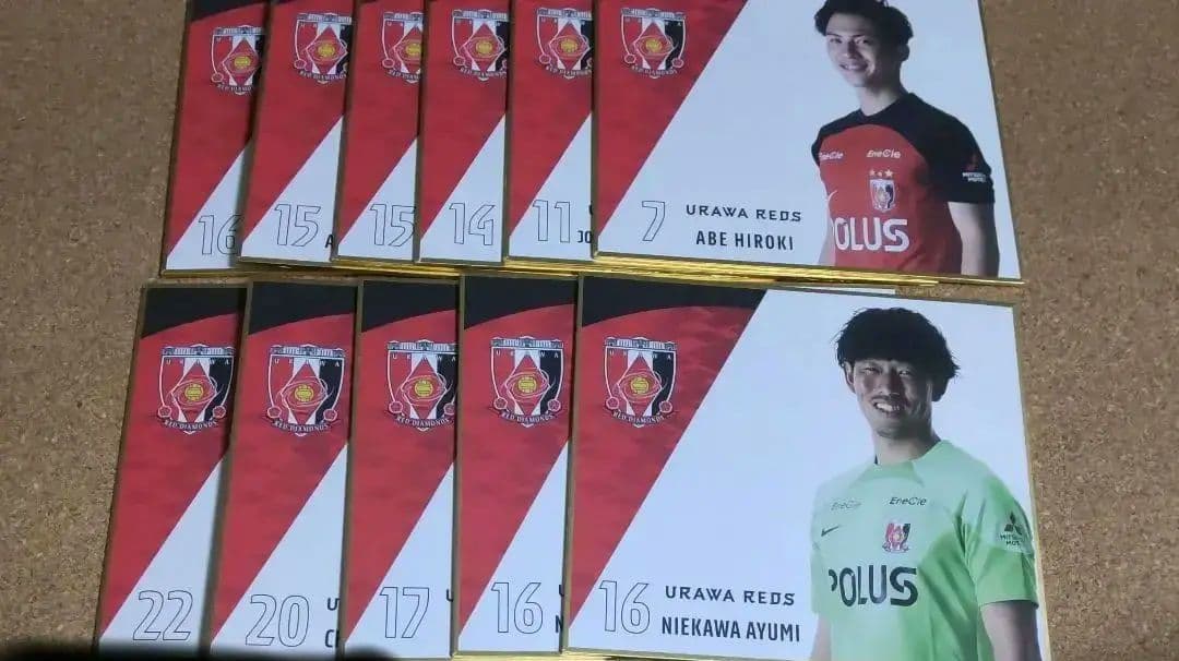 浦和レッズ 直筆サイン入りプレーヤーズミニ色紙 マリウス