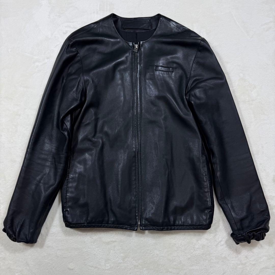 Dulcamara ドゥルカマラ ラムレザー バルーンブルゾン M 黒 美品 Dulcamara ドゥルカマラ レザーバルーンブルゾン L ブラック