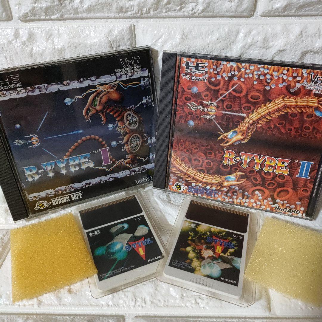 《ハドソン ゲーム》★PCエンジン『R-TYPEⅠ＆R-TYPEⅡ』※中古品