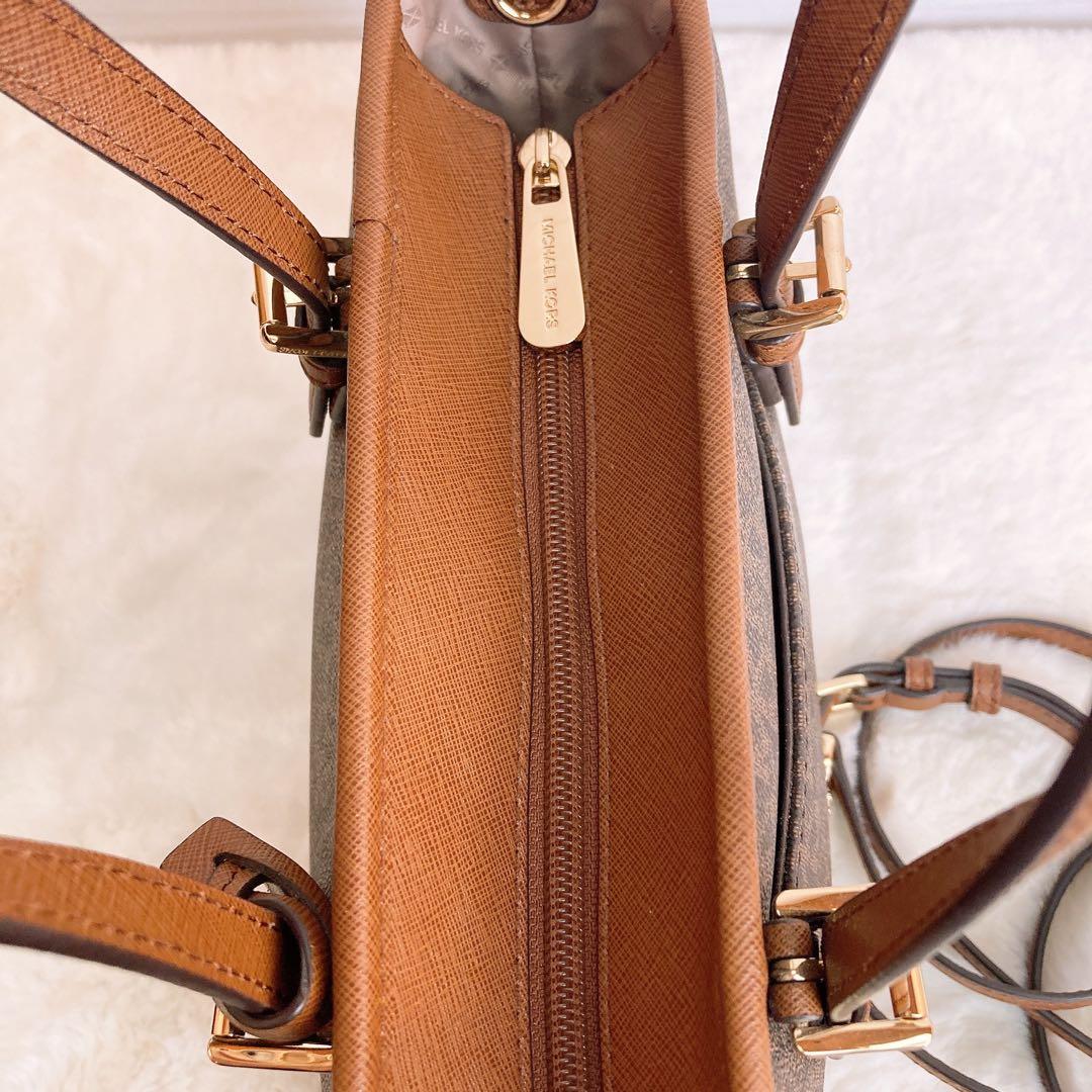 極美品☆MICHAEL KORSマイケルコース2wayショルダーバッグ ブラウン