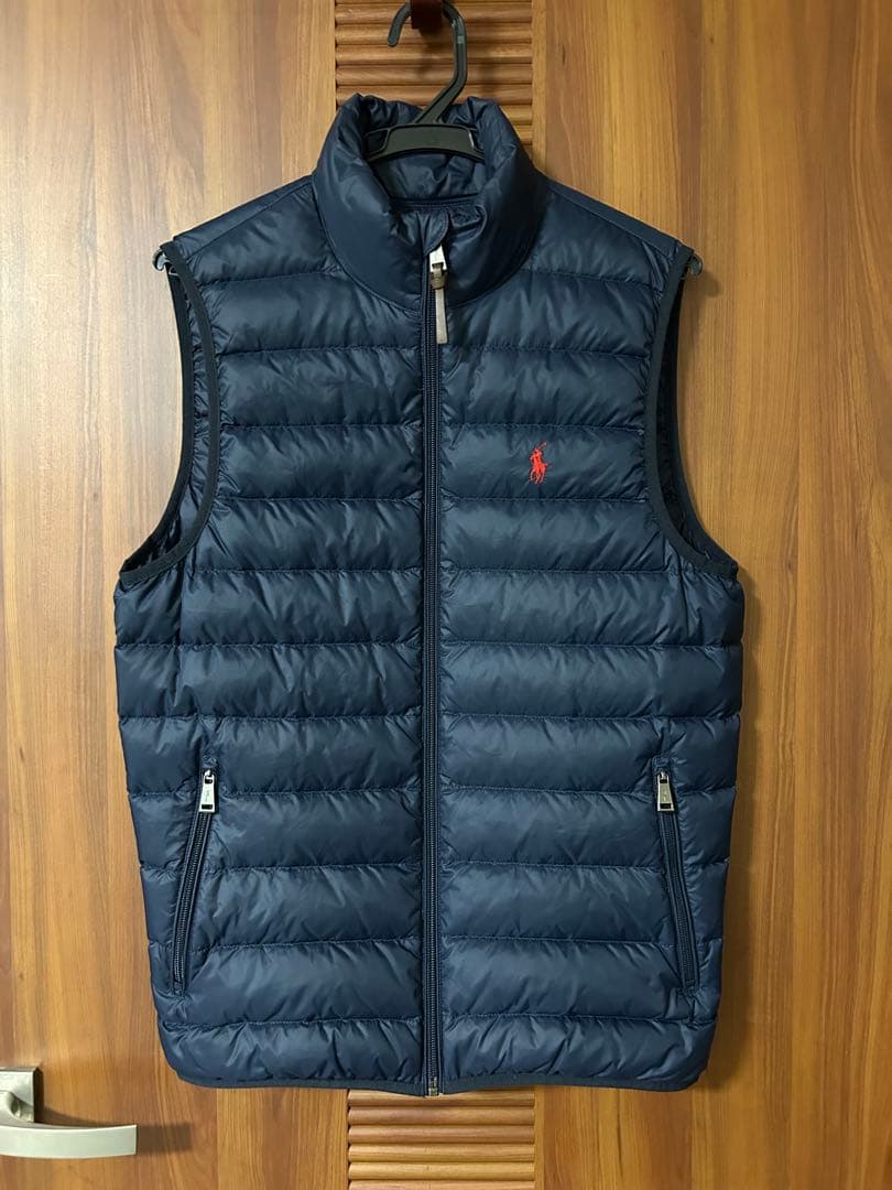 【ほぼ未使用】ラルフローレン ネイビー ダウンベスト 中古・古着通販】POLO RALPH LAUREN (ポロ・ラルフローレン) ダウン