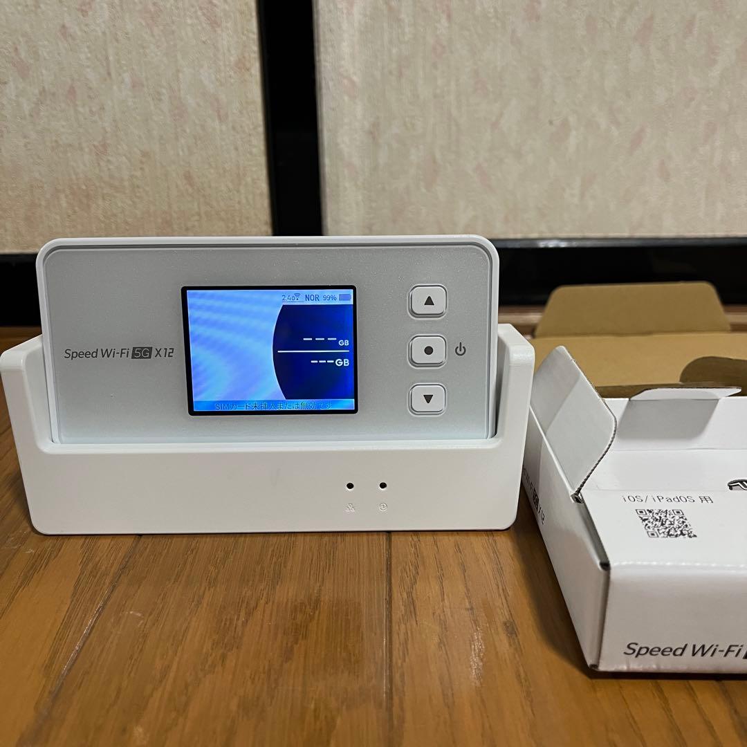Speed Wi-Fi 5G X12 美品 純正クレードル付 動作良好 5G対応 - メルカリ
