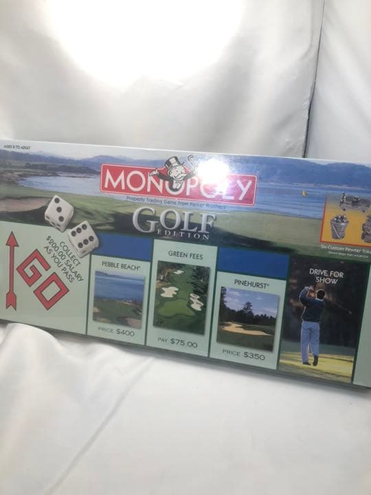レア物 モノポリー ゴルフ Monopoly Golf 英語版