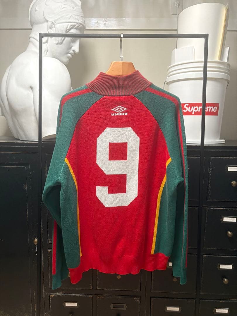 トップス Supreme x Umbro Zip Up Sweater \"Red\"