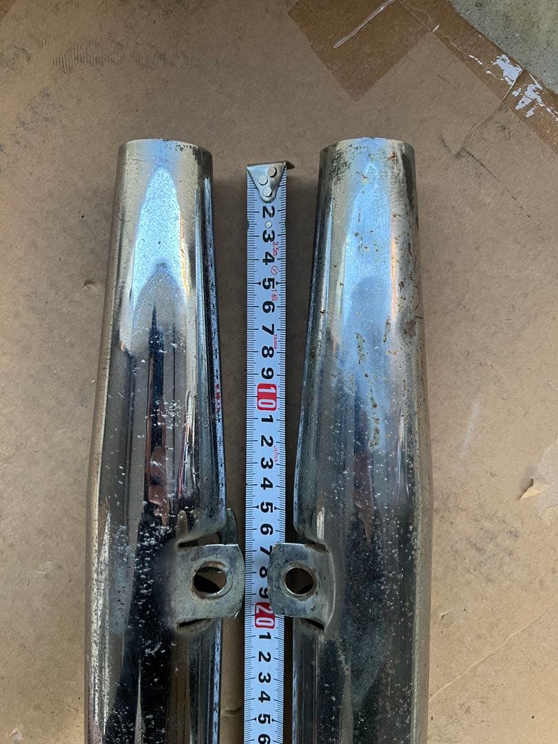 ハーレー　フォークカバー　33.4mm 35mm メッキ