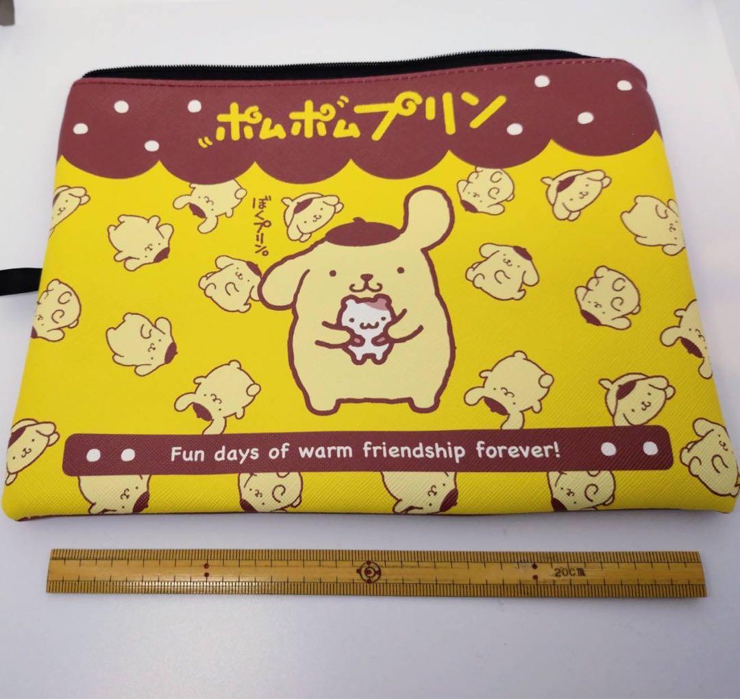ポムポムプリン ポーチ サンリオ フラットポーチ サンリオ