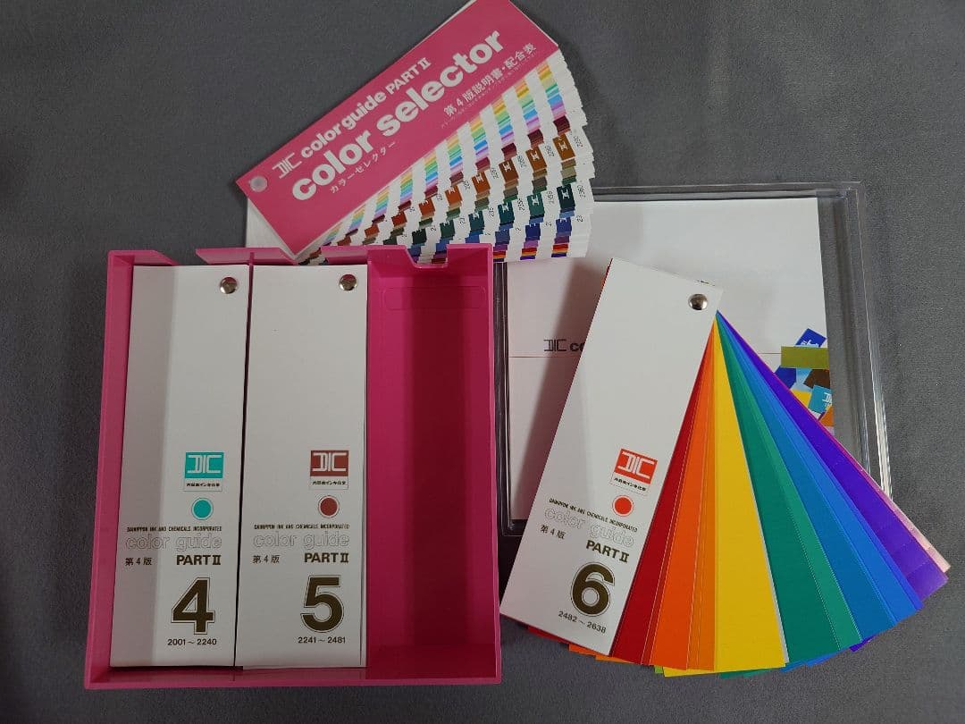 DIC　大日本インキ化学　カラーガイド　パートII　第4版　4.5.6 DIC カラーガイド 4 5 6 PART2 第5版 色見本 色見本帳 dicグラフィック