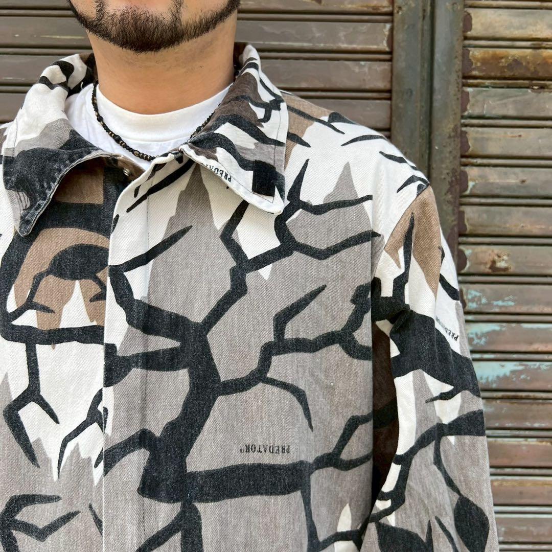 超希少 90s USA製 プレデターカモ つなぎ オールインワン ツナギ 迷彩