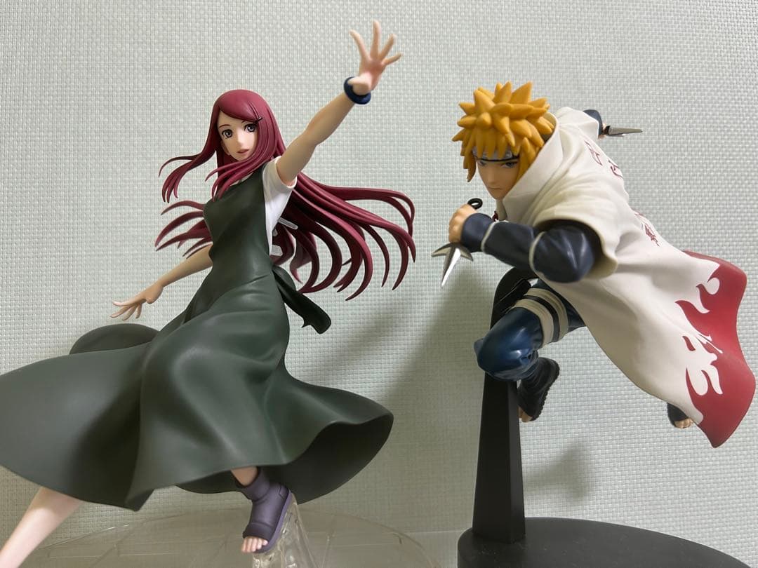NARUTO うずまきクシナ 波風ミナト フィギュアセット - メルカリ
