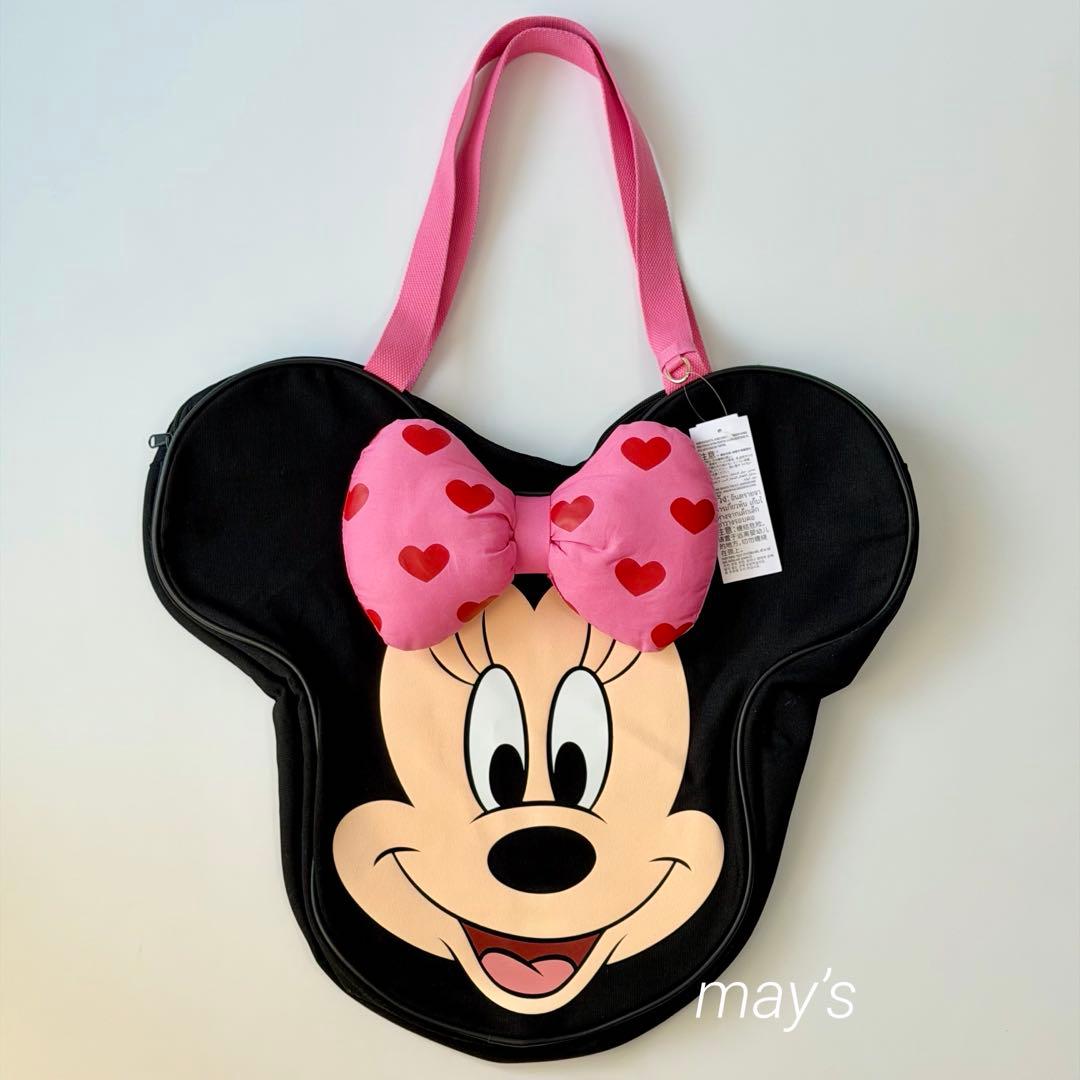ミニー ビッグフェイス トートバッグ バレンタイン 海外ディズニー