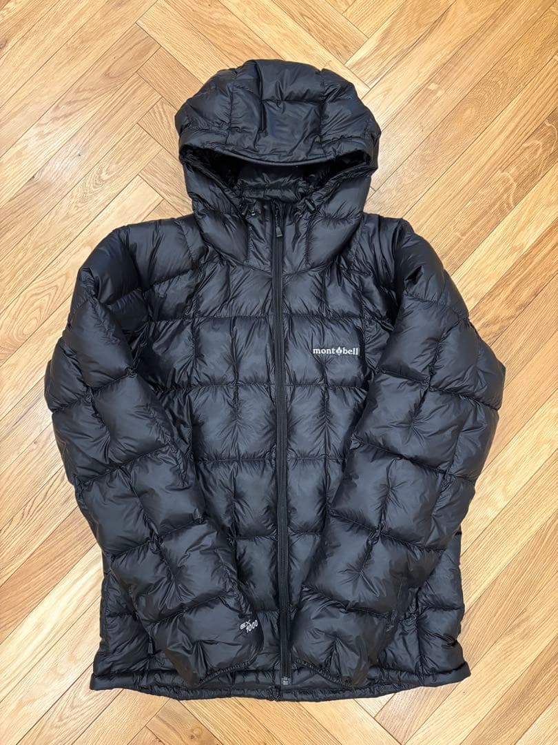 モンベル プラズマ1000 アルパイン ダウンパーカ L ブラック モンベル mont-bell プラズマ1000 アルパインダウン パーカ Men's