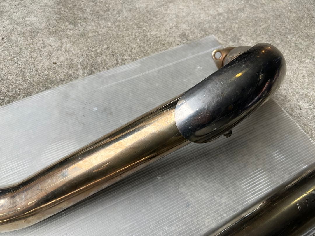 ドラッグスター400 スラッシュカットマフラー 4TR