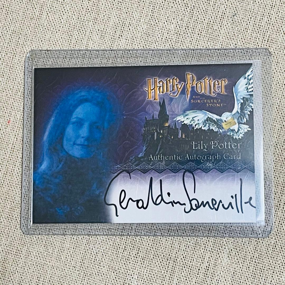 ハリーポッターと賢者の石　リリー・ポッター　サインカード ハリーポッターと賢者の石 リリー・ポッター サインカード - メルカリ