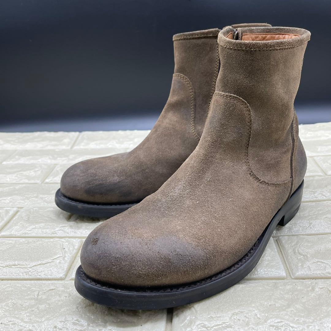 【良品】BUTTERO ブッテロ サイドジップブーツ 42 ブラウン レザー 中古・古着通販】BUTTERO (ブッテロ) サイドジップブーツ ブラウン