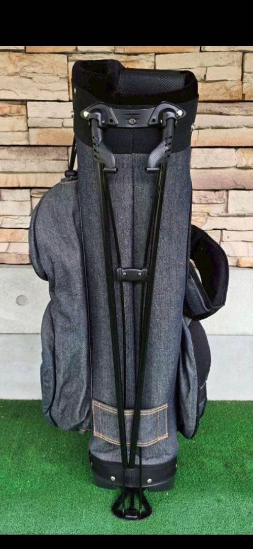 EVISU GOLF デニムキャディバッグ 8分割モデル スタンド機能付き