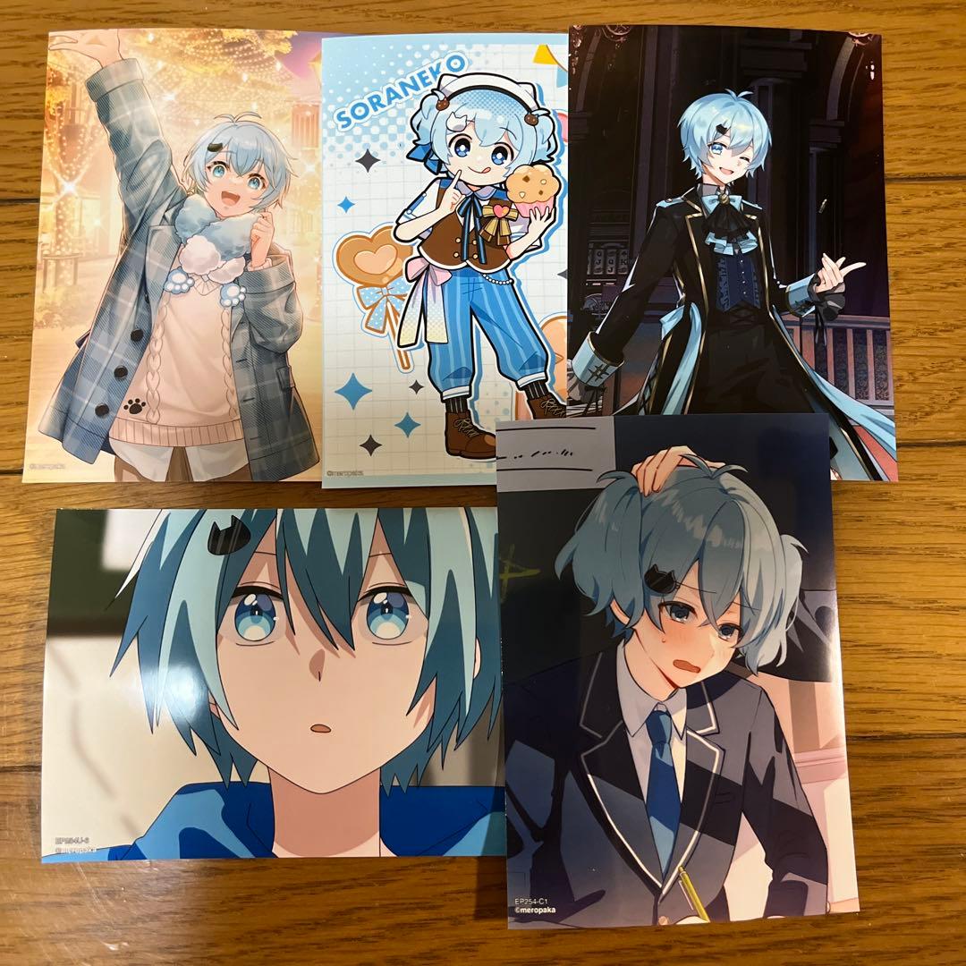 めろんぱーかー めろぱか そらねこ ブロマイド 実写 サイン入り - メルカリ