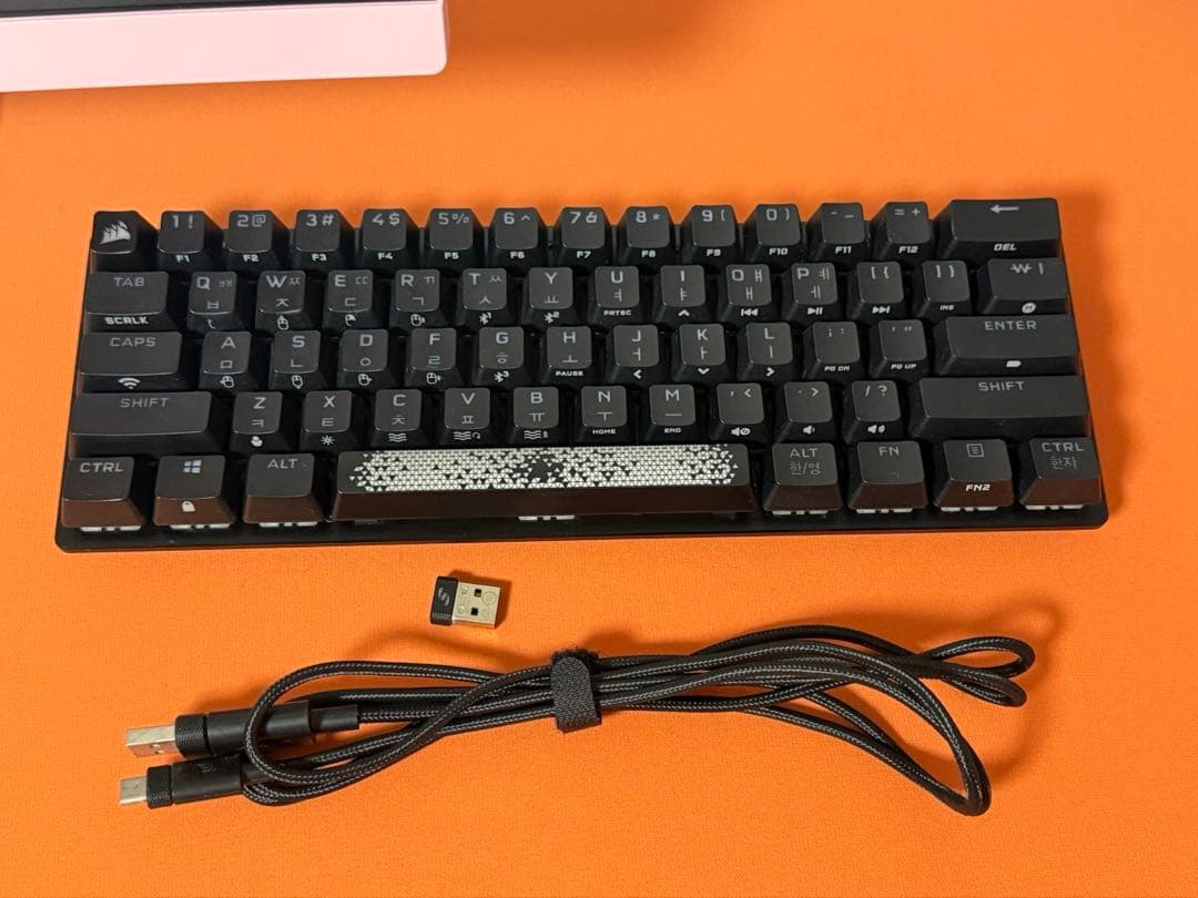 CORSAIR RGBバックライト付きK70 PRO MINI 無線 K70 PRO MINI WIRELESS 60% Mechanical CHERRY MX Speed Switch