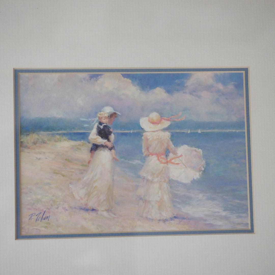 リチャード・トーランの絵画４点セット　ビクトリア時代の女性　新品・未使用送料無料