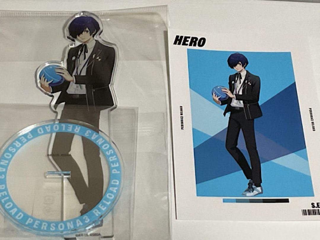 ペルソナ3 リロード ラウンドワン コラボ アクリルスタンド 主人公