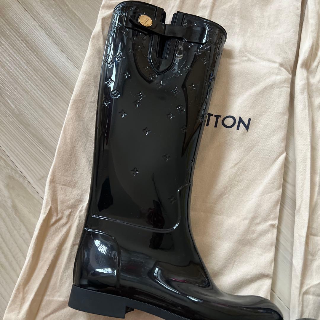 Louis Vuitton ヴィトン レインブーツ 35 モノグラム - メルカリ