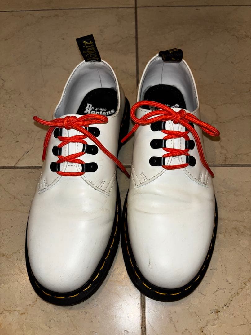 ドクターマーチン 1461 BEN UK7 ホワイト Dリング 3ホール - メルカリ