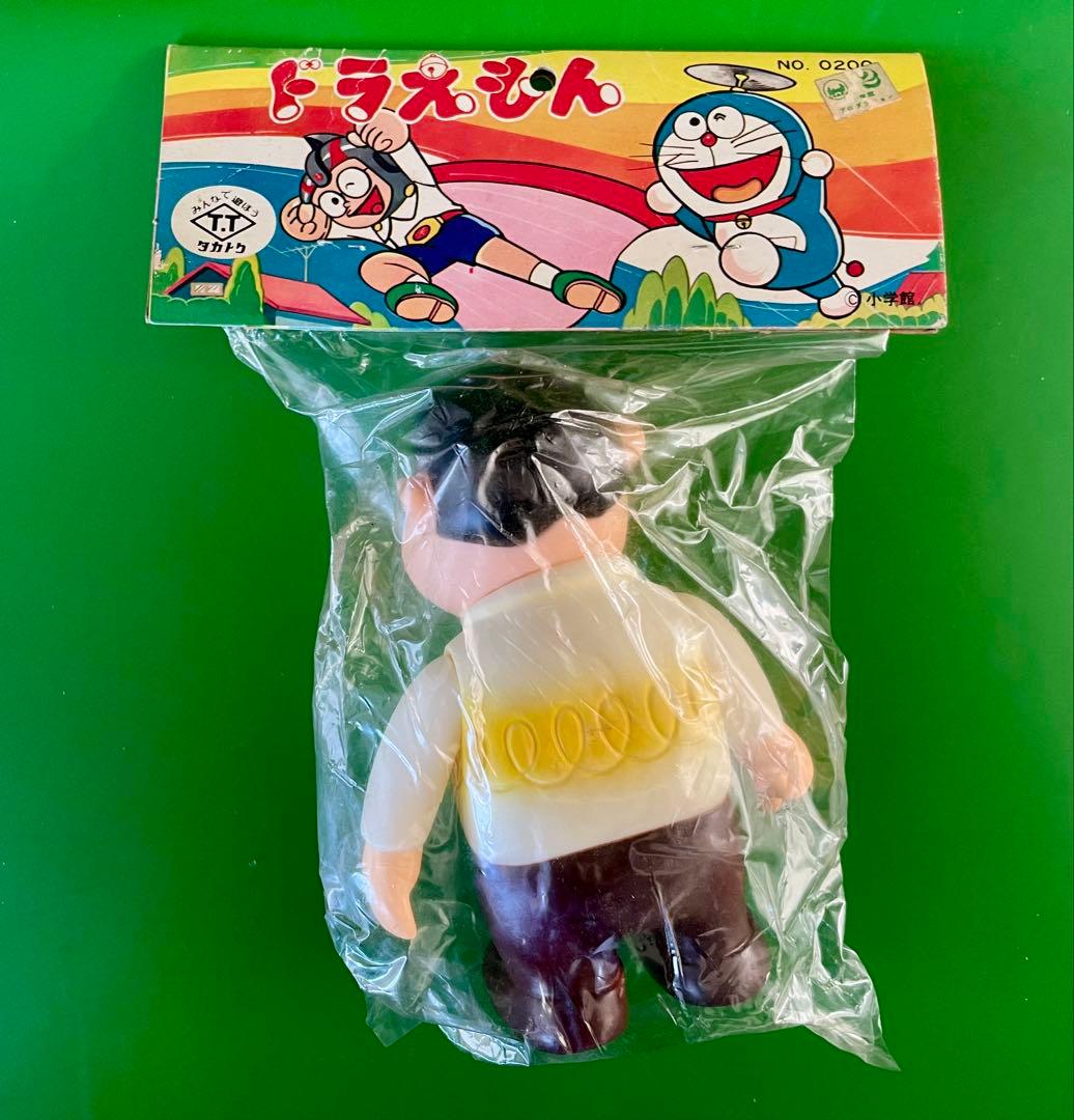 ドラえもん ジャイアン タカトク ソフビ人形 デッドストック未開封新品