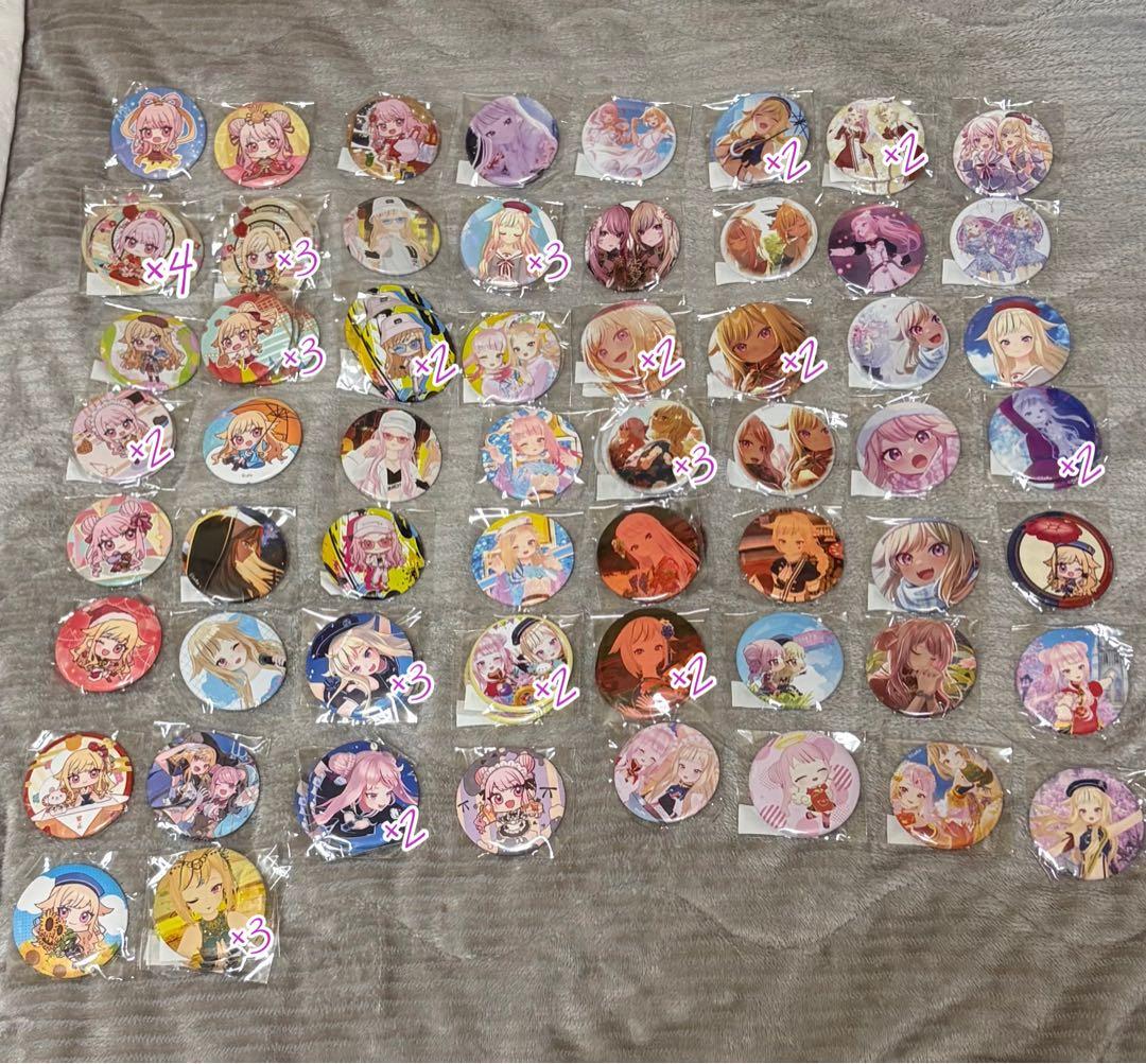 ヒメヒナ新春ガチャ2024,2025缶バッジ バラ売り◎