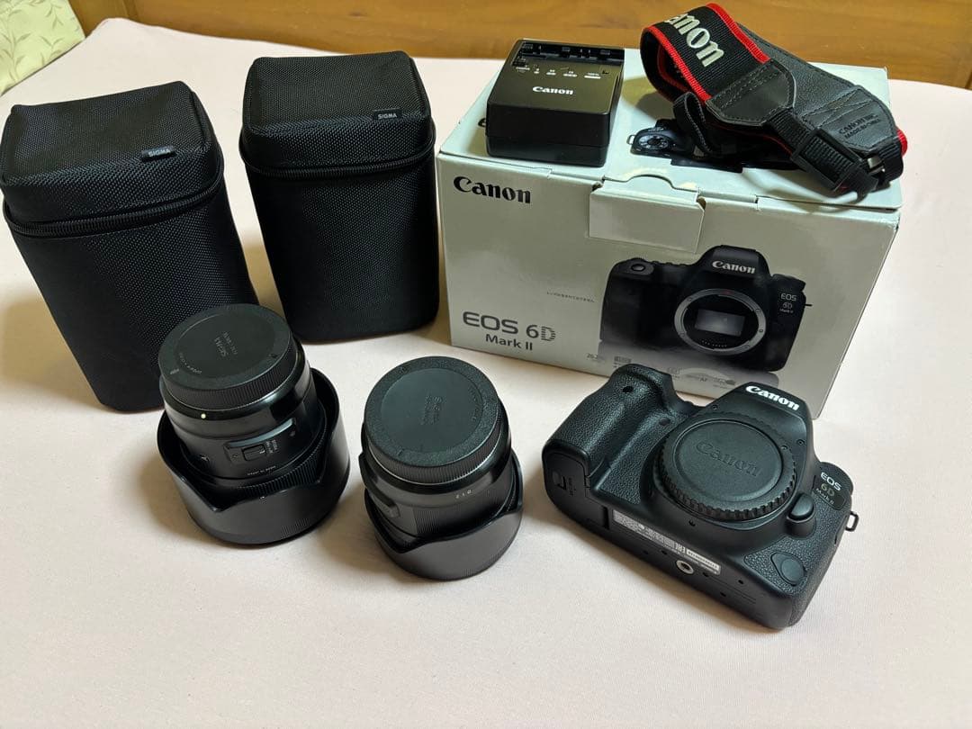 SIGMA 単焦点レンズ 2本セット キャノン用