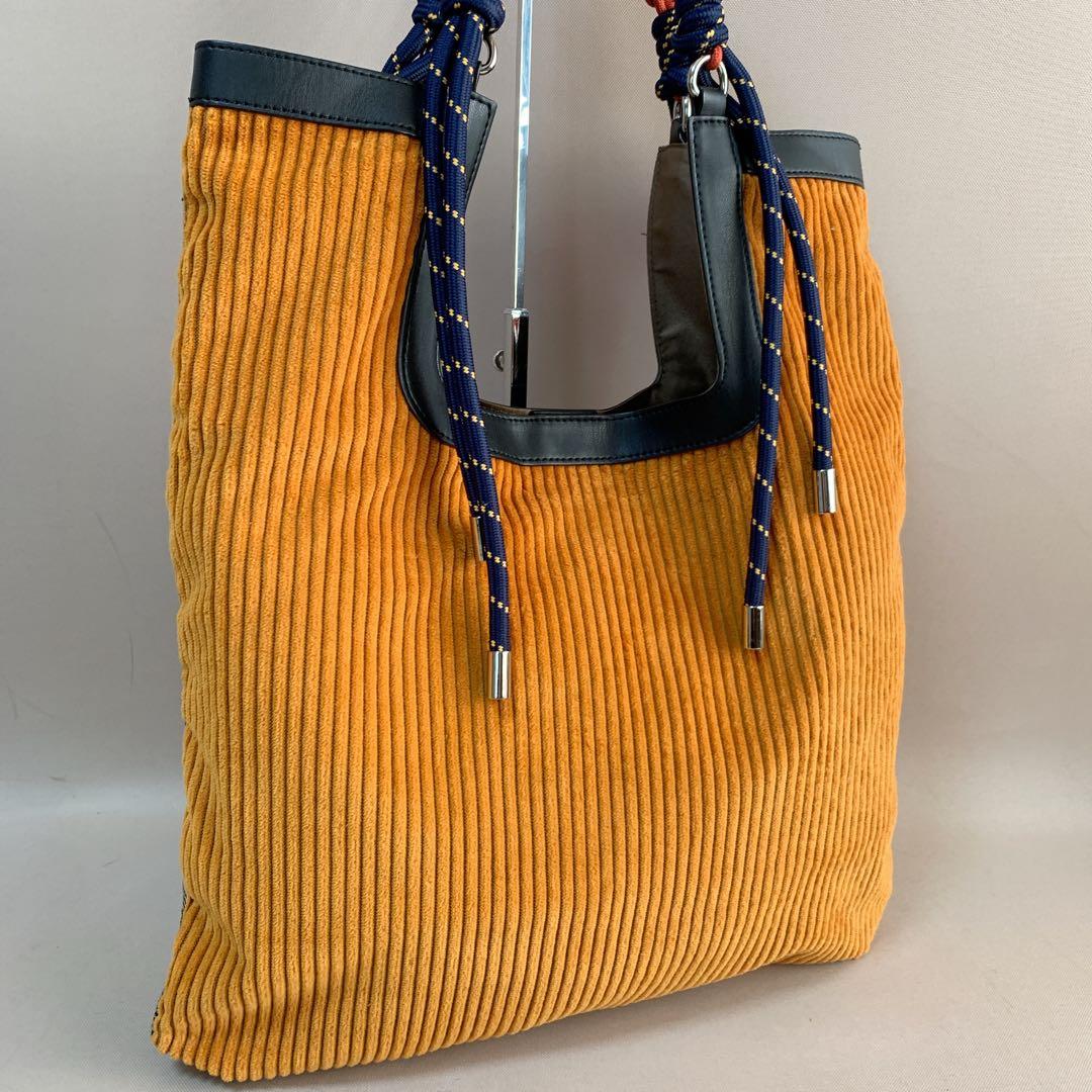 【146】 イアパピヨネ《A4サイズ対応》異素材/2フェイストートバッグ