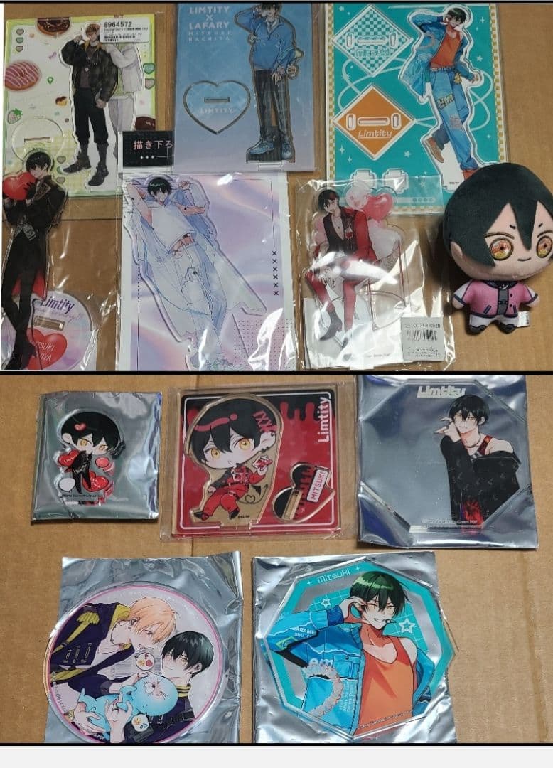 幕が下りたら僕らは番 アクスタ ぬい ざらめ鮫 蜂谷密生 キャラアクリルフィギュア「幕が下りたら僕らは番」01/蜂谷密生&瀬兎真