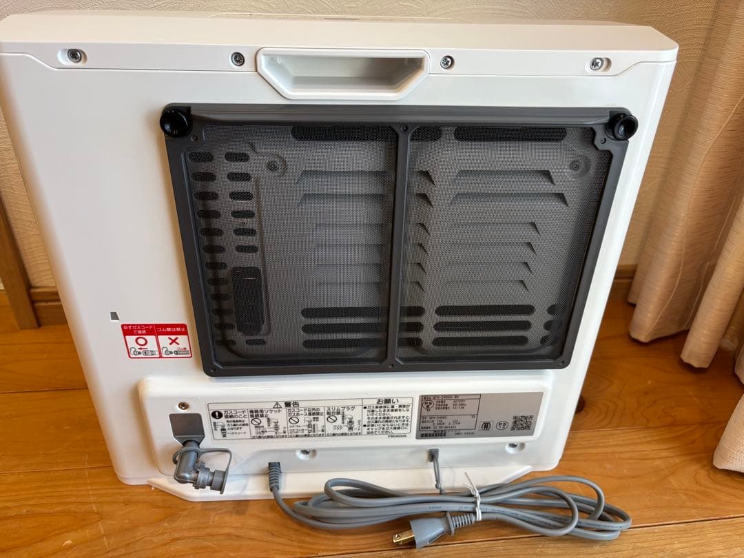 ガスファンヒータ 都市ガス NORITZ 2024年製 新品に近い
