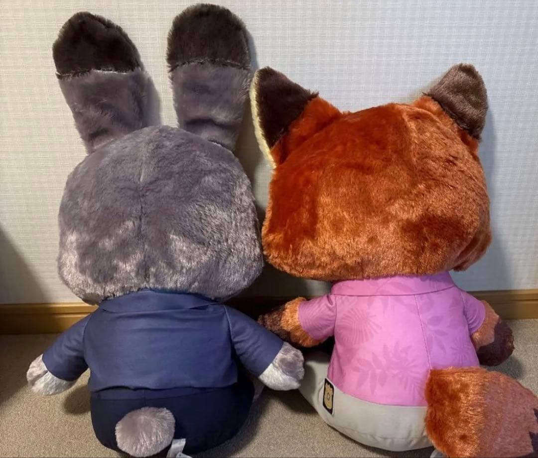 ズートピア2 スーパーラージぬいぐるみ 2体セット ジュディとニック