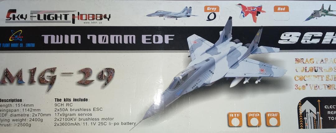 ラジコン 飛行機 Mig-29戦闘機70㎜ツイン EDFダクト機 - メルカリ