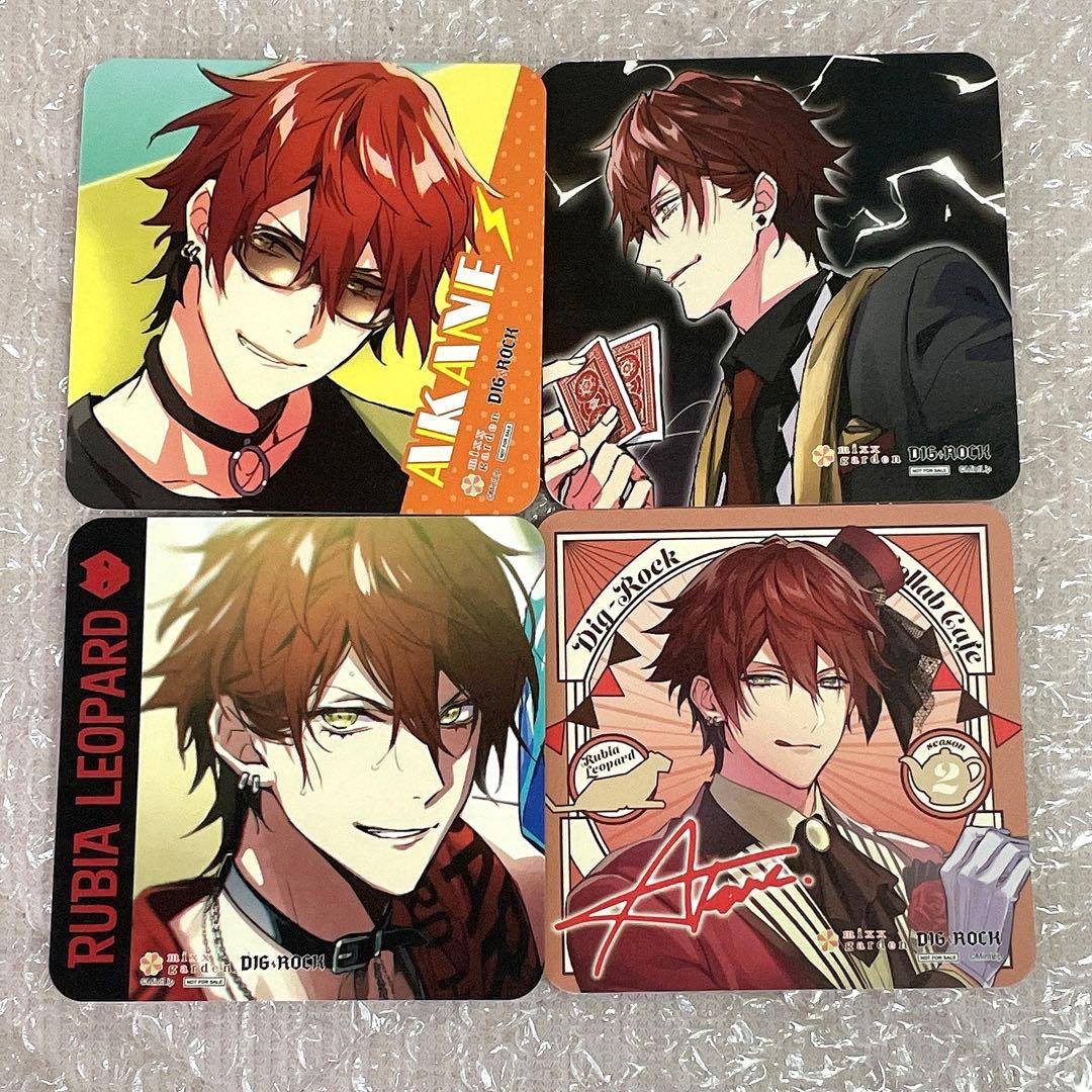 DIG-ROCK コースター セットAKANE 日暮茜 ディグロ ミクガ 第2弾