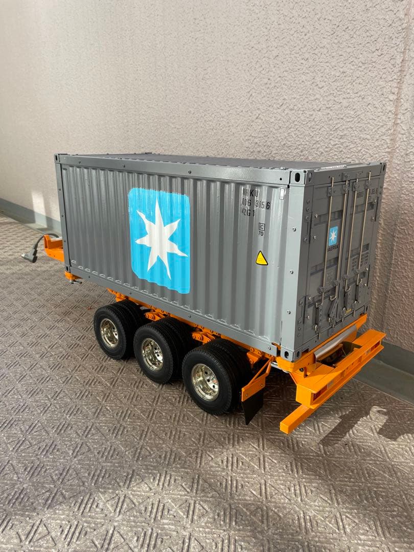 タミヤ 1/14 20フィート海コンシャーシMaersk20フィートコンテナ