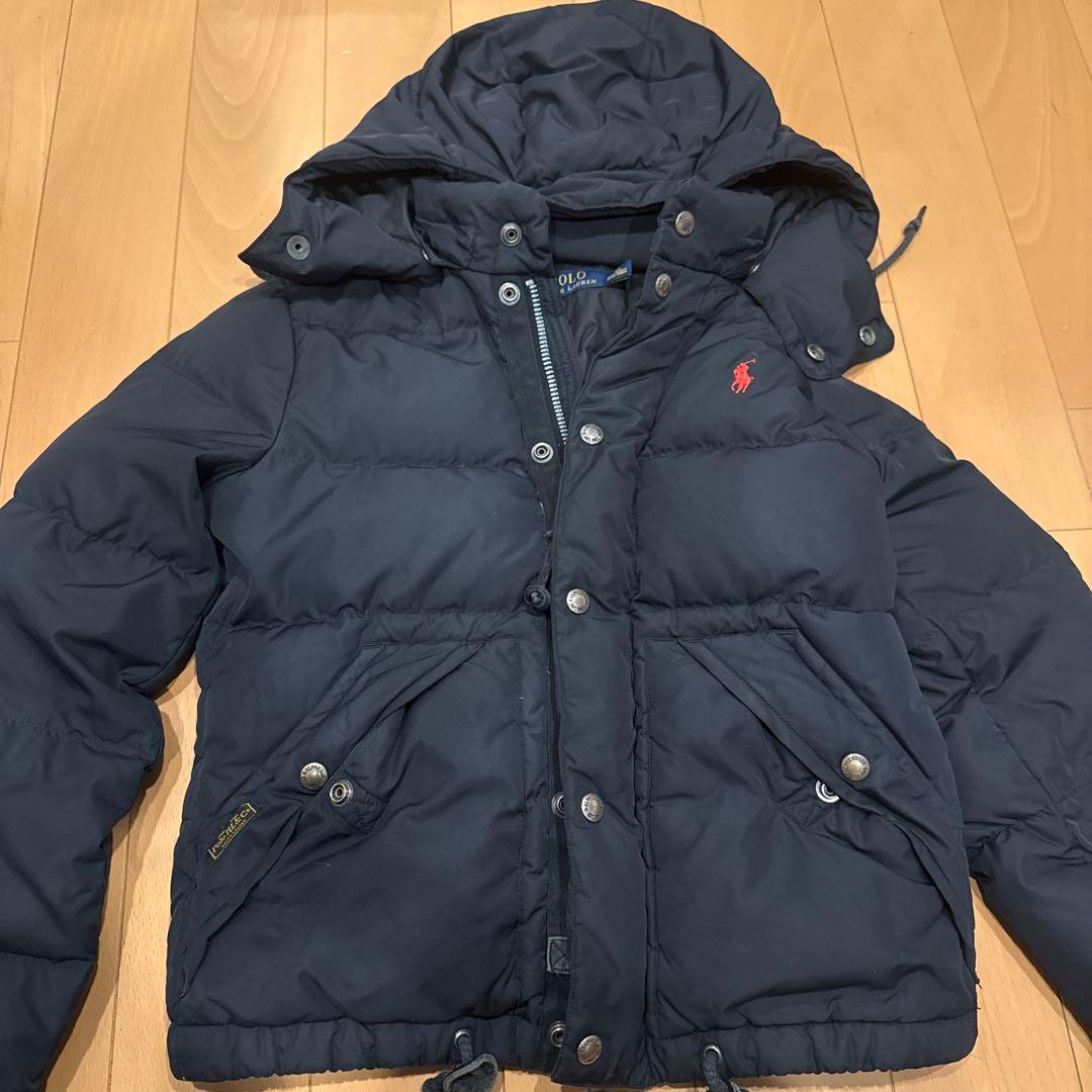 Polo Ralph Lauren ネイビー ダウンジャケット XS - メルカリ