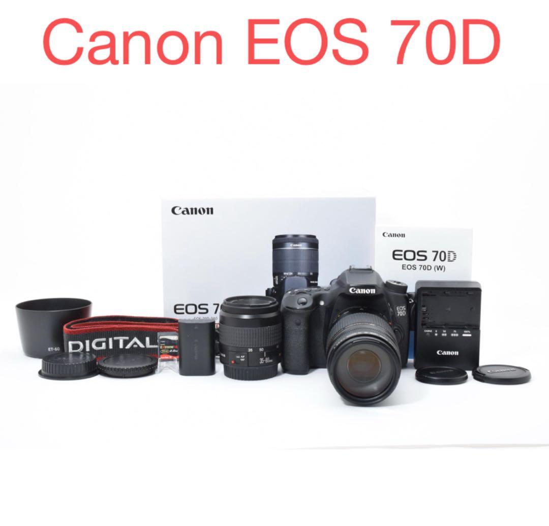 デジタル一眼レフカメラ/Canon EOS 70D標準&望遠ダブルレンズセット CANON EOS 70D ダブルズームキット 価格比較 - 価格.com