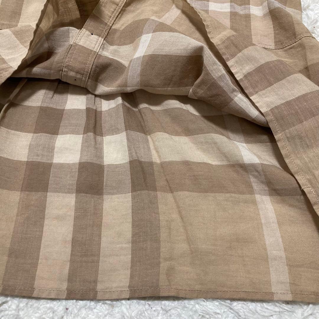 大きいサイズ48 バーバリーロンドン メガチェック シャツ チュニック