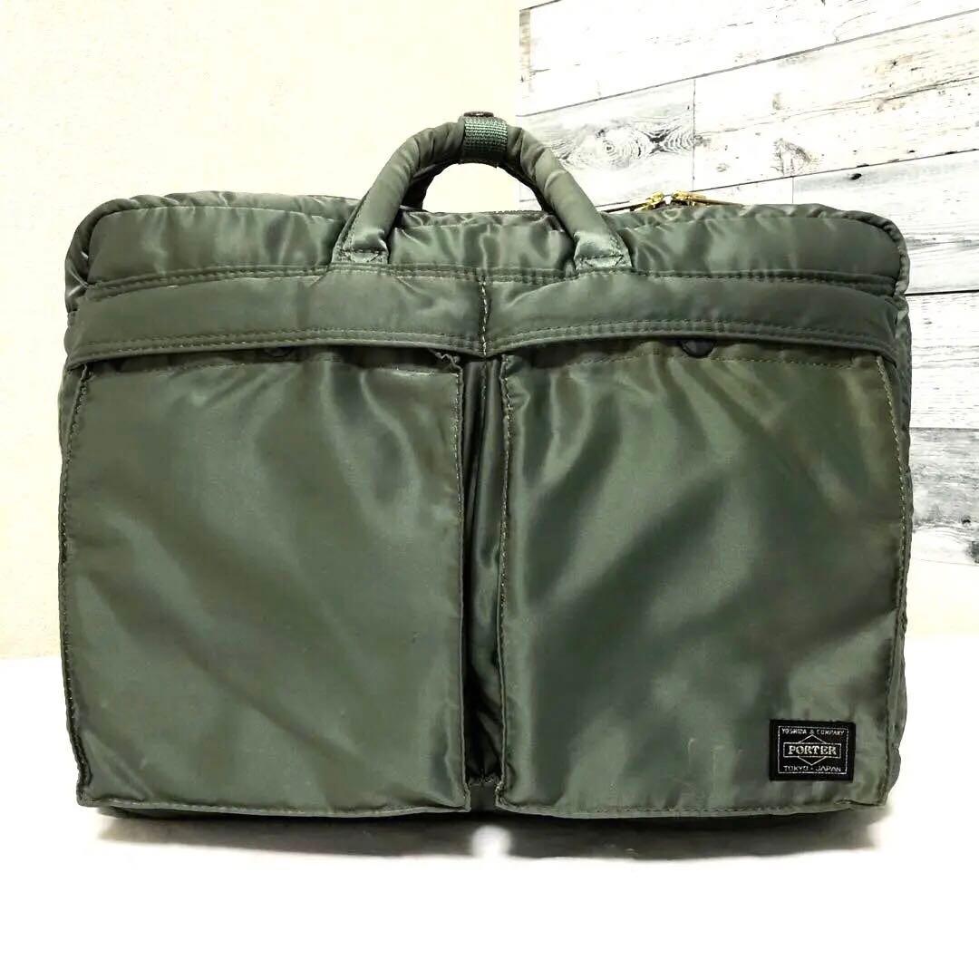 極美品✨廃盤 ポータータンカー ビジネスバッグ 3way A4可 大容量