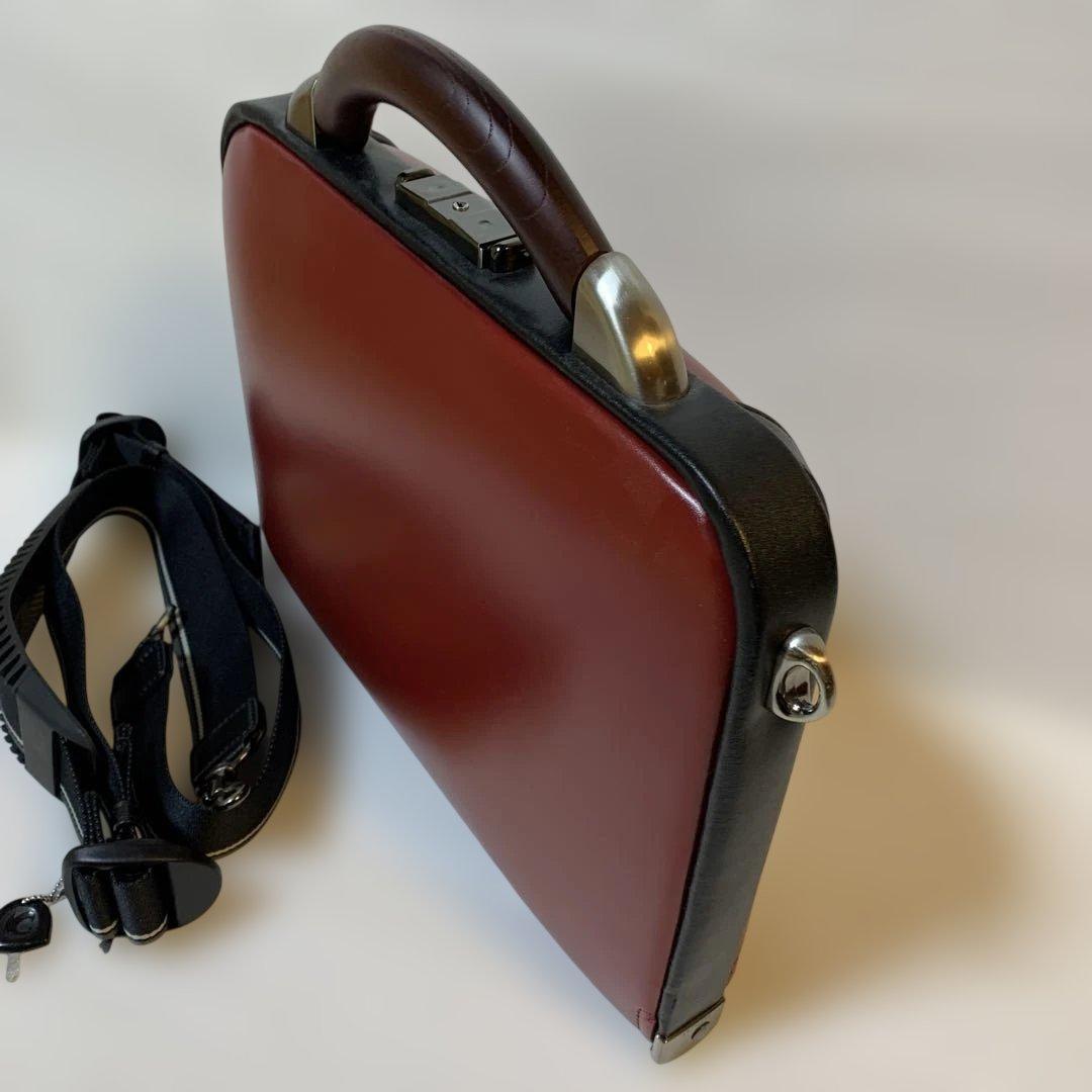 豊岡鞄 ARTPHERE メンズ ハンドバッグ 赤 日本製 クラシックデザイン