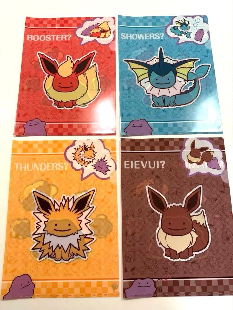【レア】ブイズ　へんしん！メタモン　ノベルティ　A4クリアファイル Amazon.co.jp: ポケモンセンターオリジナル A4クリアファイルセット