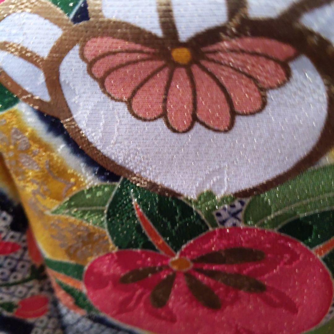 457❤迎春❤ 金通し 古典柄 正絹振袖8点フルセット 成人式卒業式謝恩会