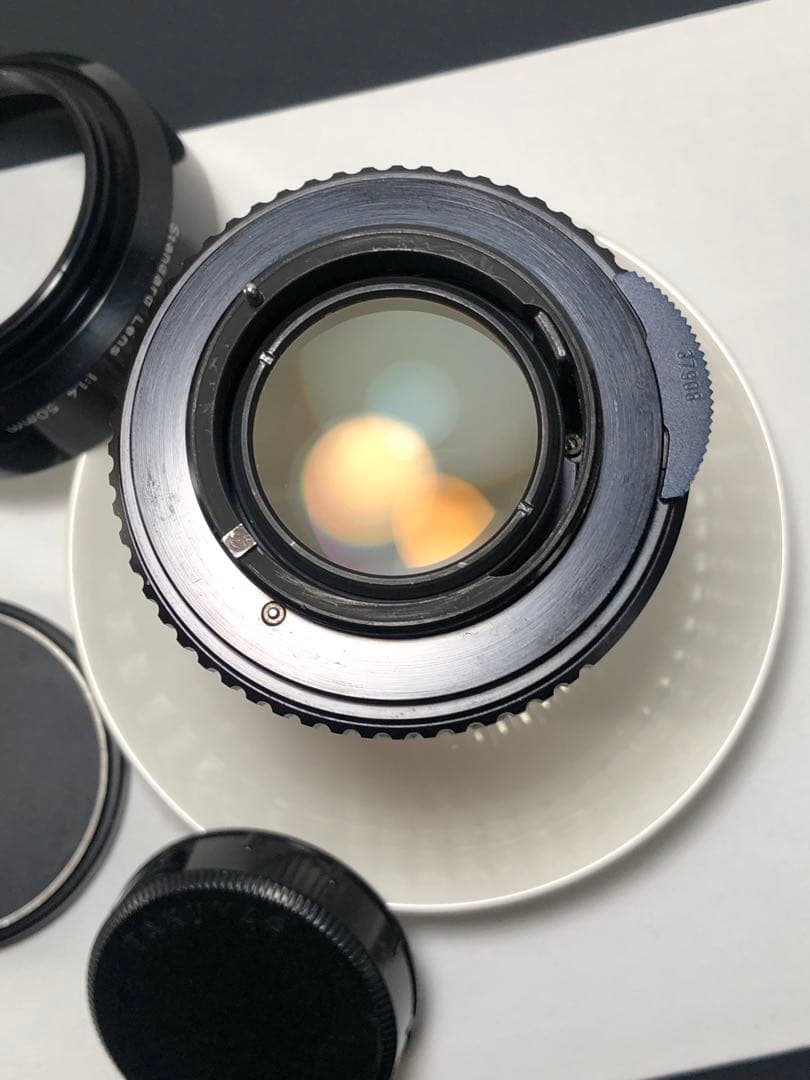 フード付き smc takumar 50mm f1.4 m42
