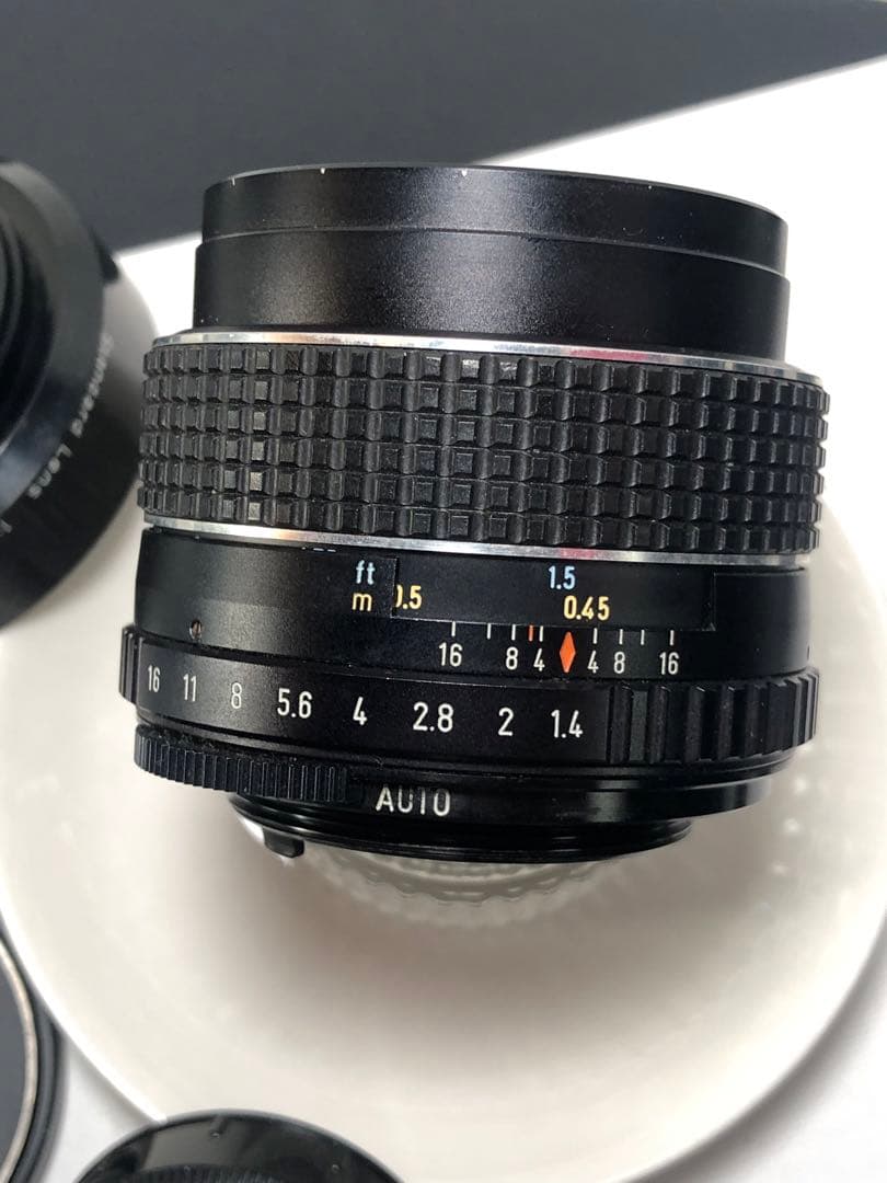 フード付き smc takumar 50mm f1.4 m42