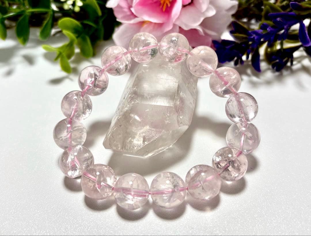 究極品質 虹煌めく愛の守護石 幻のプレミアムアイリスローズクォーツ