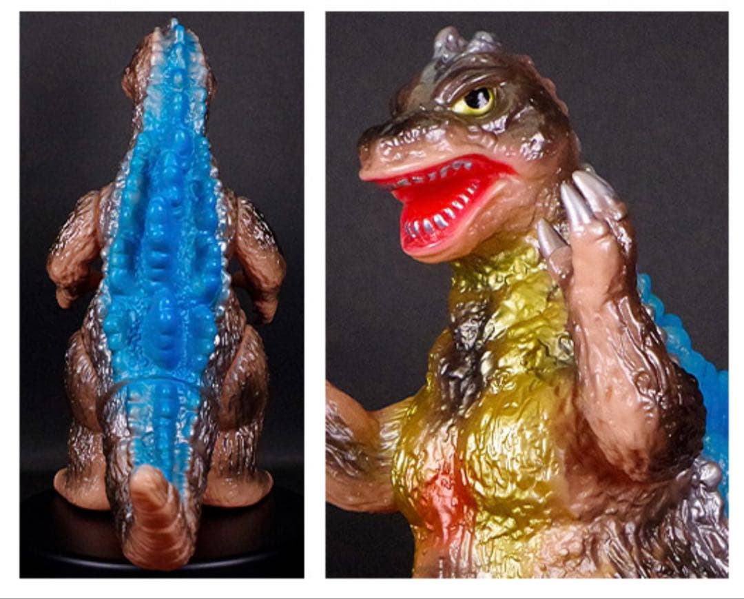 ブルマァクの怪獣シリーズ☆ゴジラ50（ガンメタ） ブラウンカラー 東宝