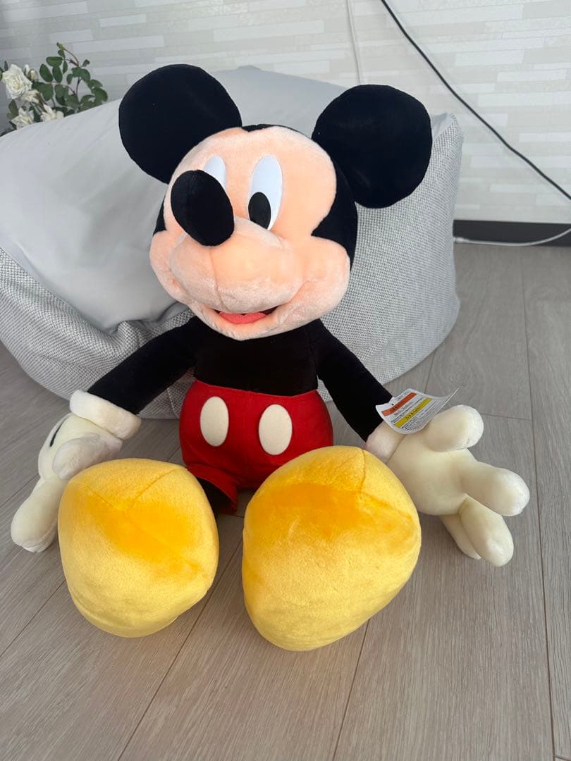 ディズニーランド購入ミッキーマウス特大ディズニーぬいぐるみ - メルカリ