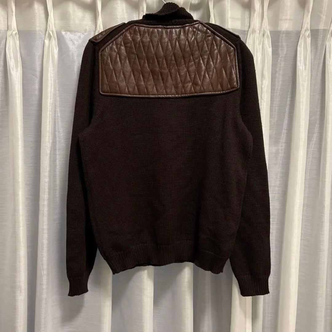 Alessandso dell'Aqua Arahive leatherknit - メルカリ