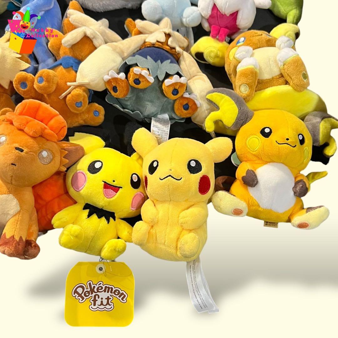 ポケモンfit 28体まとめ売り ぬいぐるみ タグ付きあり 初期〜アローラ