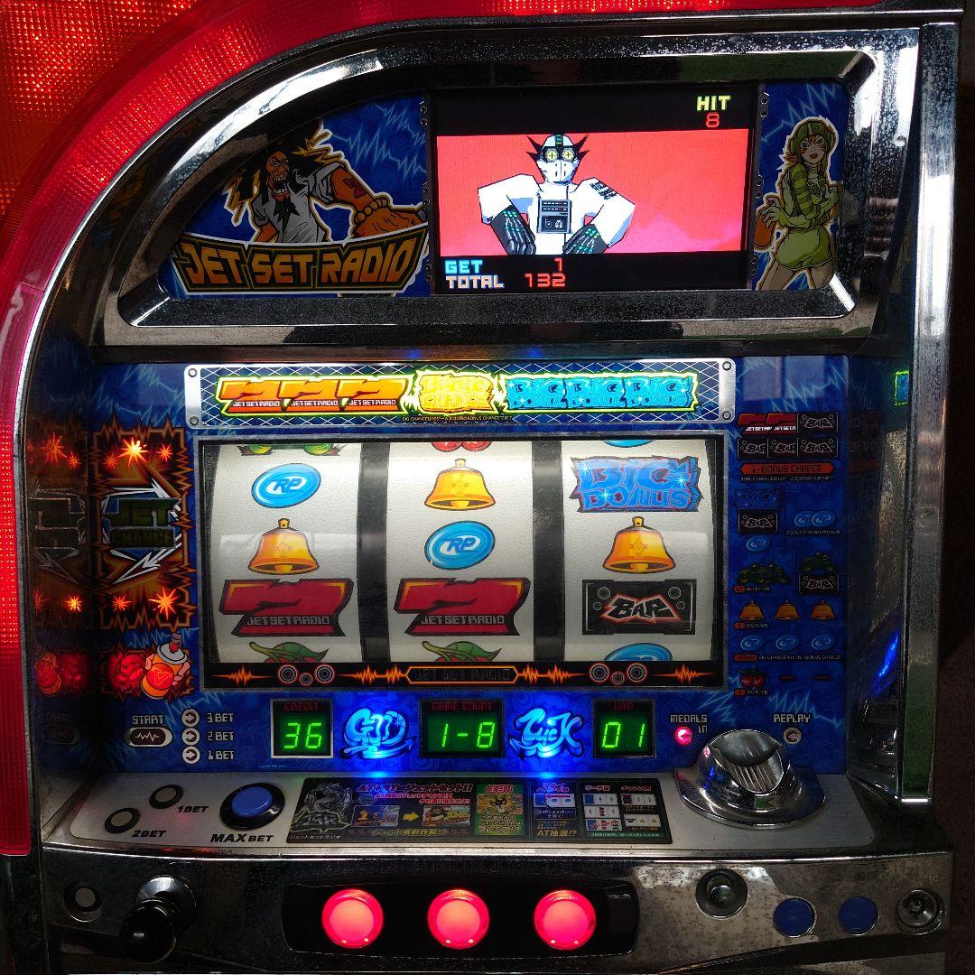 ジェットセットラジオ ブルーパネル 4号機 パチスロ スロット 実機